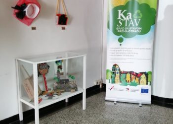 Izložba učeničkih radova – KaSTAV – grad sa stavom prema otpadu