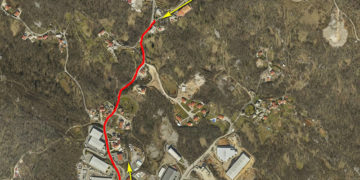 Radovi na cesti u Žegotima