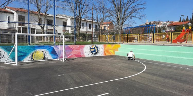 Radovi na igralištu “Petra Jurčića”