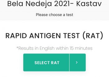 Registracija za brzi test