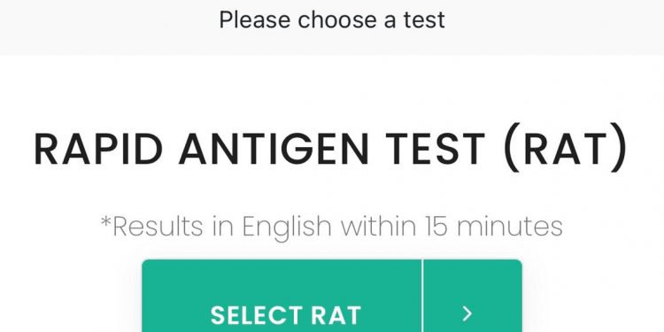 Registracija za brzi test