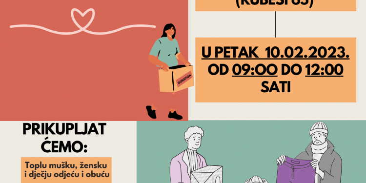 Akcija prikupljanja odjeće u organizaciji Udruge umirovljenika