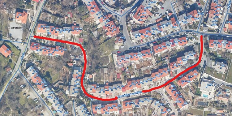 Radovi na uređenju kolnika u ulici Ćikovići novo naselje