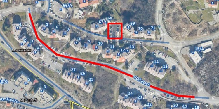 Zabrana parkiranja u Rešetarima ponedjeljak 28. travnja