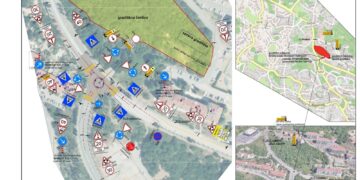 Nova prometna signalizacija zbog gradnje škole